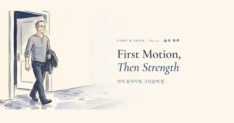 First Motion, Then Strength