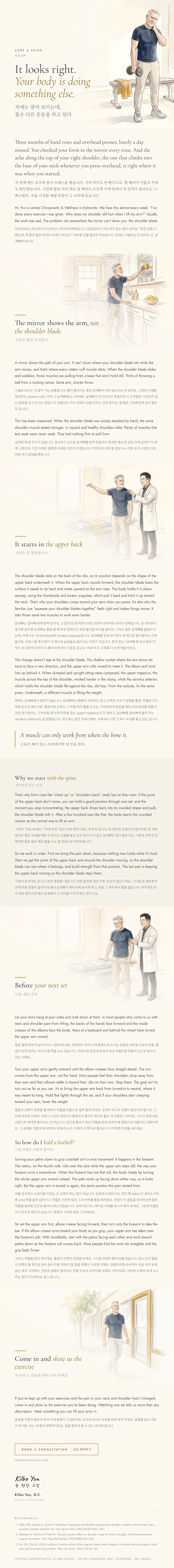 Brochure: 	It Looks Right. Your Body Is Doing Something Else.